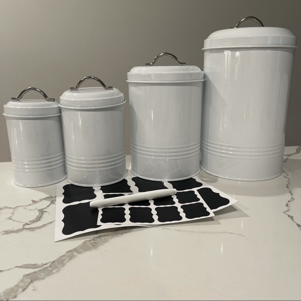 NWOT Farmhouse nesting canister set
